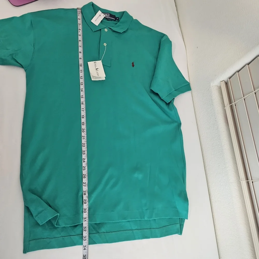 NWT Polo Ralph Lauren Men’s Classic Fit Polo Shirt Green Size XL Preppy